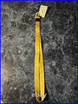 Off White Industrial Necklace Key Chain Yellow Black 100% Authentic