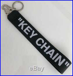 Off-White c/o Quote Key Chain CLASP Virgil Abloh (Black)