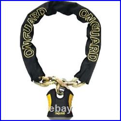 Onguard Beast 8018 Chain With Keyed Padlock Black/Yellow 6' 45008018