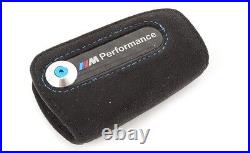 Original BMW Key Case M-Performance Alcantara Case Key Chain NEW