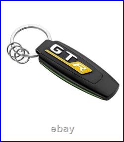 Original Mercedes AMG GT R GTR Key Ring Chain Silver/Carbon Black Keyring New