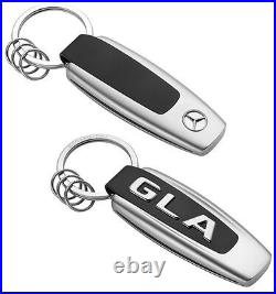 Original Mercedes GLA Logo Keyring Key Chain B66958424 Silver/Black New