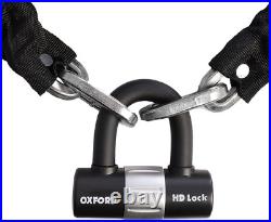 Oxford HD Chain Lock 2.0m, Black