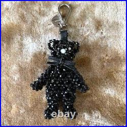 PRADA Beads Bear Bag Charm Key Ring Keychain CD