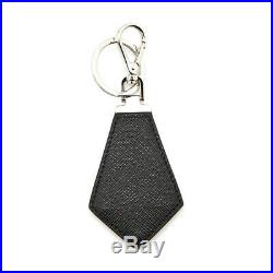 PRADA Black KeyRing Calf Leather Metal KeyHolder 2PP041 053 F0002 Mens Womens
