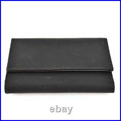 PRADA Black, Tessuto Nylon & Logo Key Case/Wallet (oq)