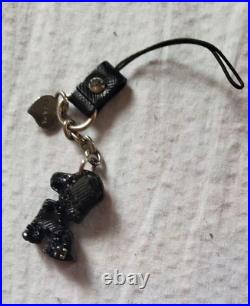 PRADA Key Strap Key Ring Dog Motif Mobile phone strap Key Chain F/S From JAPAN
