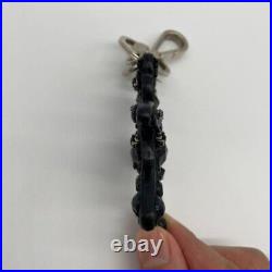 PRADA Key ring Key chain Bear Motif Black F/S Form JAPAN