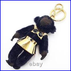 PRADA Key ring Key chain Monkey Motif Bag Charm with Box