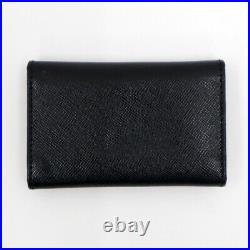 PRADA Saffiano Leather 6 Ring Key Case Black M222A Used Good condition f/Japan