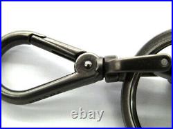PRADA key chain 1PP726 key chain charm black leather SS beauty appraisal 1031
