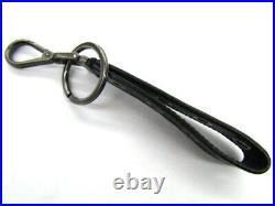 PRADA key chain 1PP726 key chain charm black leather SS beauty appraisal 1031