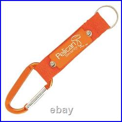 Personalized Strap Happy Carabiner Keychain Printed with your logo/Text -100 QTY
