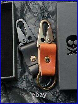 Pete's Pirate Life Key Clip Keychain Combo Bundle Brown and black leather