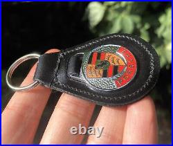 Porsche 1960's Keyflix Black Red Vintage Car Key Ring Key Chain Key Fob Keyring