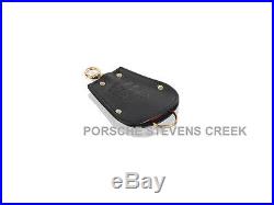 Porsche Reutter Key Pouch Leather Classic Part Key Chain Keyring Key Fob Black