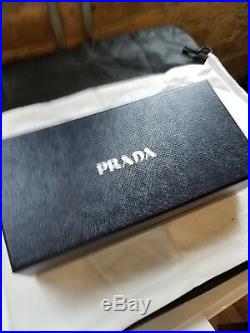 Prada Authentic Unisex Real Fur Tail w Silver Chain/Pant/ Purse/ Key Accessory