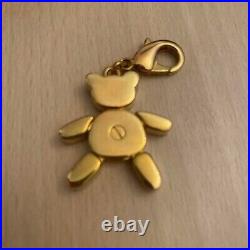 Prada Charm Key ring Key chain Bear Motif Black F/S From JAPAN