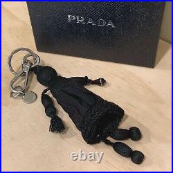 Prada Key Chain Fabric & Beads Lady in Dress Doll