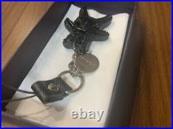 Prada Key Strap Bear Black Authentic Key Ring Key Chain WithBox F/S From JAPAN