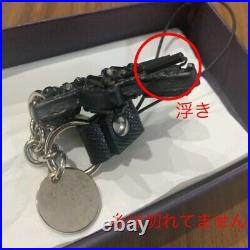 Prada Key Strap Bear Black Authentic Key Ring Key Chain WithBox F/S From JAPAN