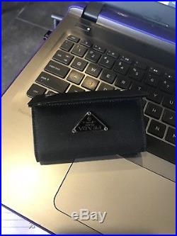 Prada Key case Key holder Nylon Black Woman unisex Authentic Used L2447