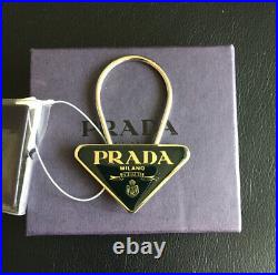 Prada Milano Authentic 100% Metal Unisex Key Ring Brand New With Box