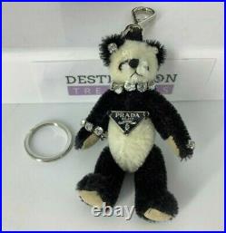 Prada Trick Keychain Bag Charm Jeweled Panda Bear w Cyrstals 2008