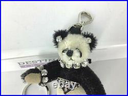 Prada Trick Keychain Bag Charm Jeweled Panda Bear w Cyrstals 2008