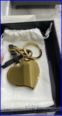 Prada key chain/charm(black and gold)