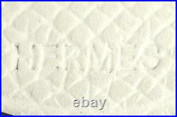 Pre-owned Authentic Hermes Bag Charm Key Chain Panda White X black F/S
