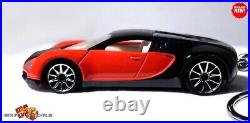 RARE KEYCHAIN RED BLACK BUGATTI VEYRON V16 CUSTOM Ltd EDITION GREAT GIFT