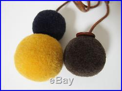 Rare Color! HERMES Wool Pom Poms Bag Charm in Excellent condition Auth