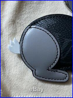 Rare Louis Vuitton Rabbit Zodiac Bag Charm Key Ring Holder Monogram Eclipse LV