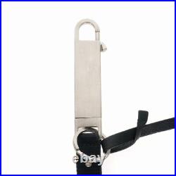 Rick Owens Keychain Strap Key Chain Silver Black Ra01B0994