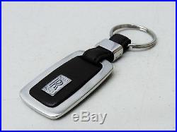 Rolls-royce Genuine Black Leather Key Ring Oem # 80-54-0-442-845