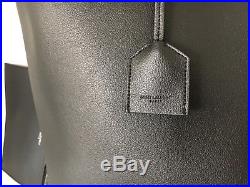 Saint Laurent Black Leather Large Unisex Shopper Tote & Wallet Keychain Ring