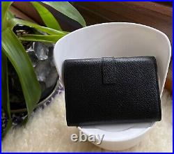 Saint Laurent Paris 6 Key Case Leather Black leather YSL
