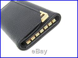 Salvatore Ferragamo Unisex Leather Key Case Black 22-6076 BF309293