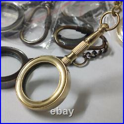 Set of 50 Brass Magnifiers Keychains Collectible Decorative Gift