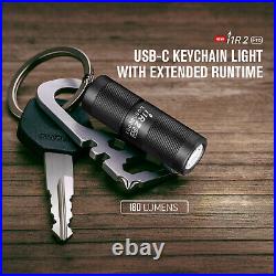 Sigurd Pistol Light Picatinny Weapon Light+i1R 2 PRO LED EDC Keychain Flashlight