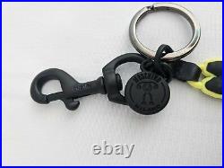 Ss20 Moschino Couture Jeremy Scott Halloween Yellow Keychain Black Dripping Logo