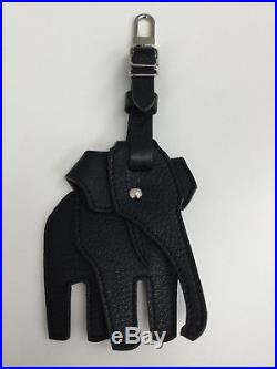 Stunning Louis Vuitton LTD ED Leather Elephant Keyring or Bag Charm Runway 2015