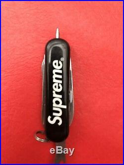 Supreme Victorinox Swiss Army Manager Knife Black FW2014 100% Authentic Box Logo