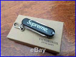 Supreme Victorinox Swiss Army Manager Knife Black FW2014 100% Authentic Box Logo