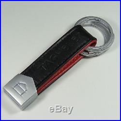 TAG Heuer Luxury Black And Red Leather Key Ring Very Rare 2017
