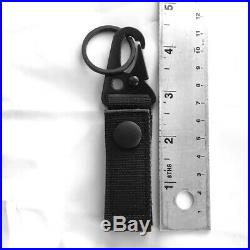Tactical Belt Keepers Dual Snap Closure Law Enforcement Police Duty Key Chain P