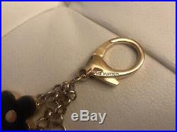 Truly ADORABLE Louis Vuitton Key Chain In Black And Gold
