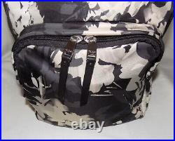 Tumi Voyageur Dori Black-Multi African Floral Lightweight Nylon Small Backpack