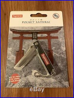 Two Supreme StatGear Pocket Samurai Knives Keychain Red/black Stainless Steel